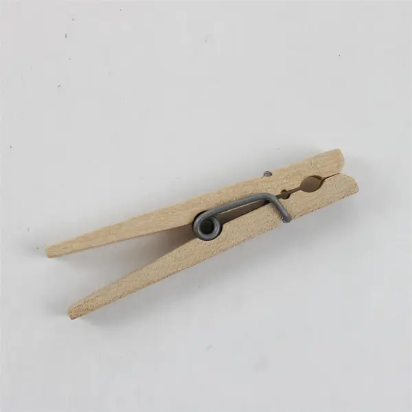 Lot of 51 Wooden Clothes Pins