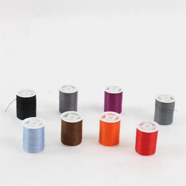 Lot of 8 Assorted Sewing Thread Spools Mixed Colors