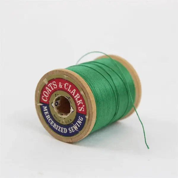 Lot of 6 Coats & Clark's Thread Spools Assorted Colors Sewing Crafts