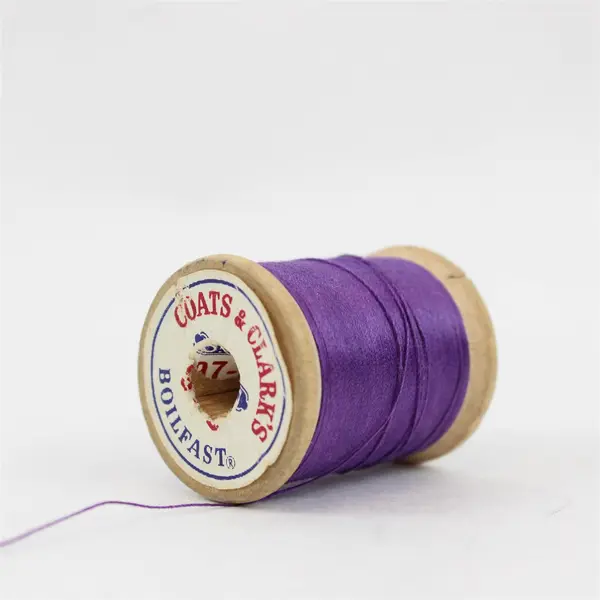 Lot of 6 Coats & Clarks Sewing Thread Spools Assorted Colors