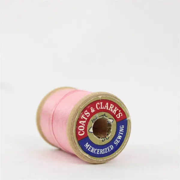 Lot of 6 Coats & Clarks Sewing Thread Spools Assorted Colors