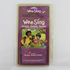 Wee Sing Games, Games, Games Sing-Alongs Vintage Cassette Tape 1998, New 