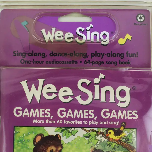 Wee Sing Games, Games, Games Sing-Alongs Vintage Cassette Tape 1998, New 