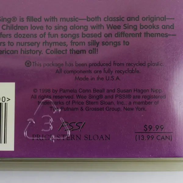 Wee Sing Games, Games, Games Sing-Alongs Vintage Cassette Tape 1998, New 