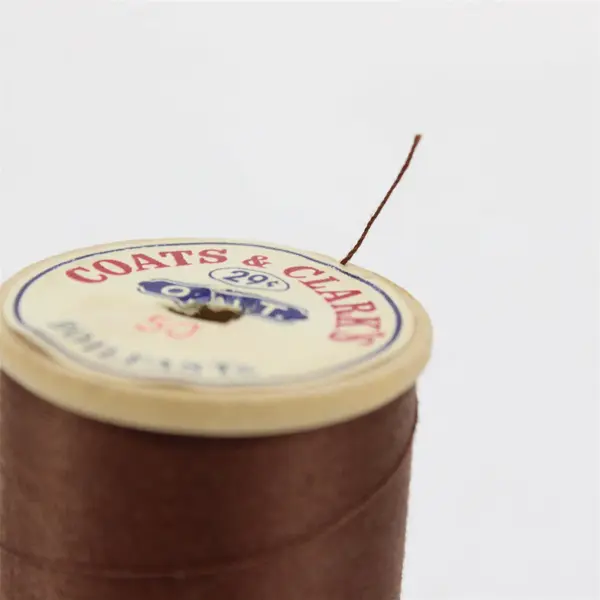 Lot of 6 Coats & Clarks Sewing Thread Spools Assorted Colors