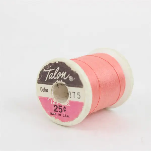 Lot of 6 Talon Sewing Thread Spools Assorted Colors