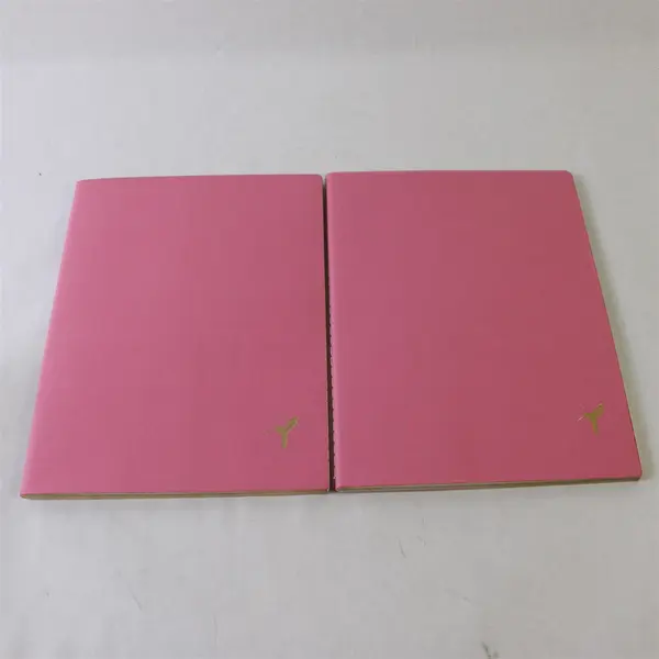 Lot of 2 Papyrus Pink Wide Ruled Notebooks