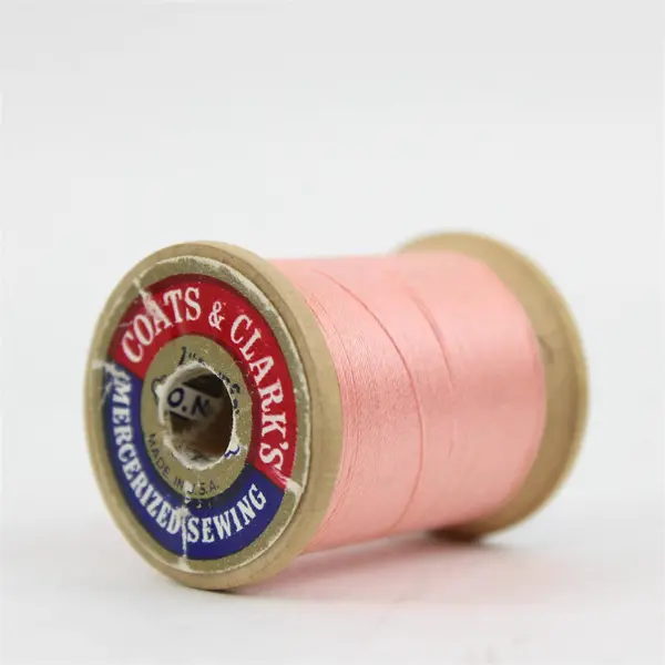 Lot of 5 Assorted Sewing Thread Spools Multi-Color