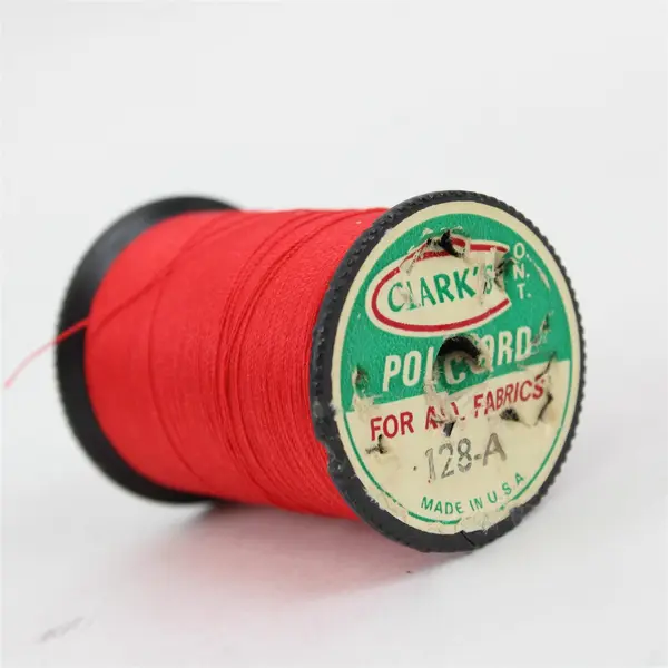 Lot of 5 Assorted Sewing Thread Spools Multi-Color