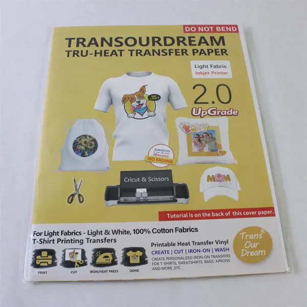 Trans Our Dream Tru-Heat Transfer Paper 2.0 Upgrade for Inkjet Printer