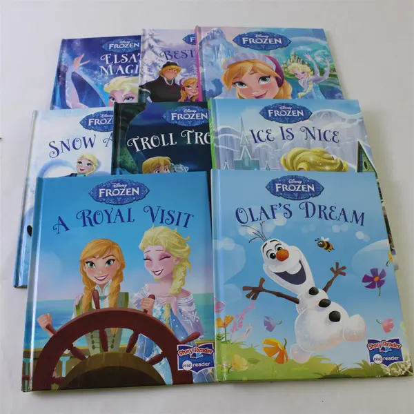 Lot of 8 Disney Story Reader Me Reader Frozen Hardcover Kids' Books FLAWED