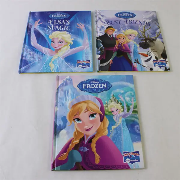 Lot of 8 Disney Story Reader Me Reader Frozen Hardcover Kids' Books FLAWED