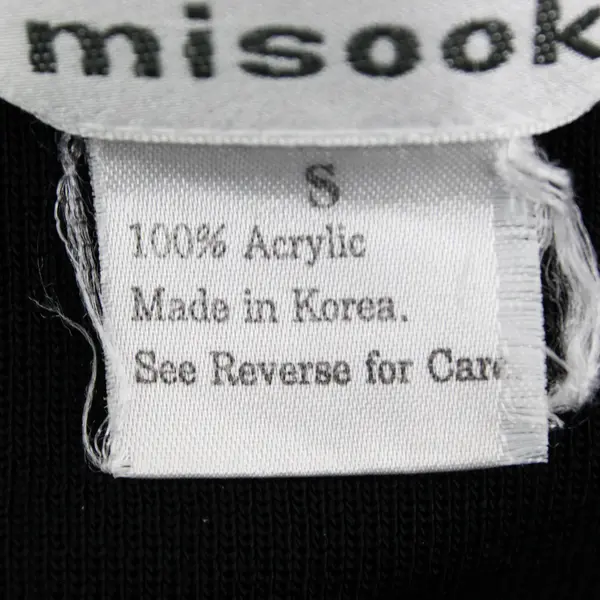 Exclusively Misook Black Pullover Shirt 3/4 Sleeve Size Small