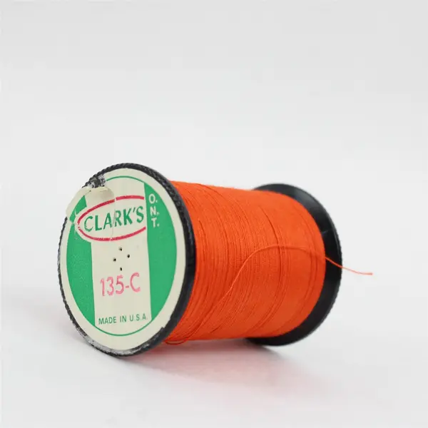 Lot of 6 Mixed Coats Clark's Sewing Thread Spools Assorted Colors