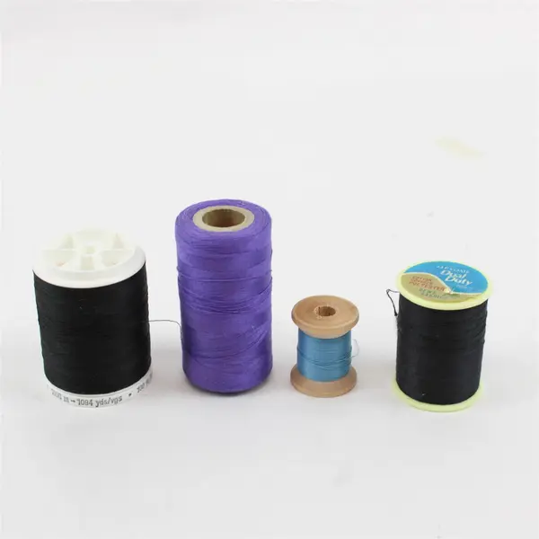 Lot of 4 Sewing Thread Spools Assorted Colors