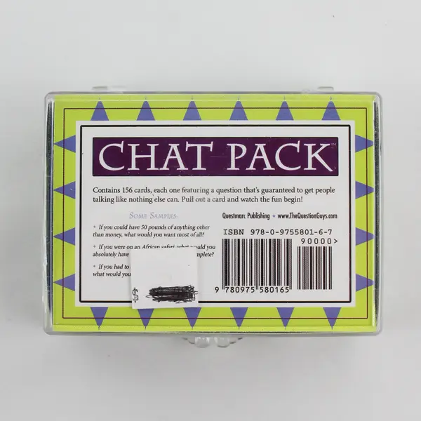 Chat Pack: Fun Questions to Spark Conversations Cards