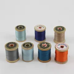 Lot of 7 Star Sewing Thread Spools Assorted Colors