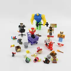 Lot of 37 - Accessories & Mini Figures - Roblox Meme Figure Set - No Codes