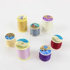 Lot of 7 Coats Sewing Thread Spools Assorted Colors Pre-Owned