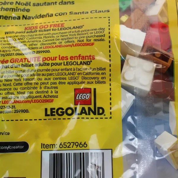 LEGO Creator #30692 Christmas Chimney w/ Santa Polybag Set - New