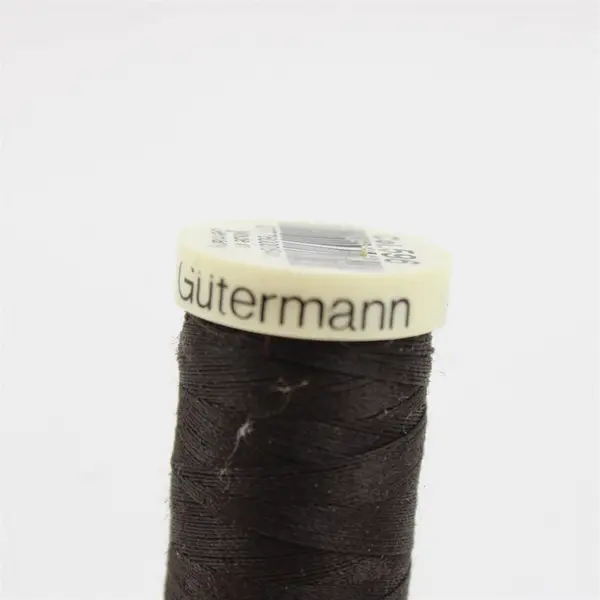 Gutermann Lot of 4 Sewing Thread Spools Brown Cream White