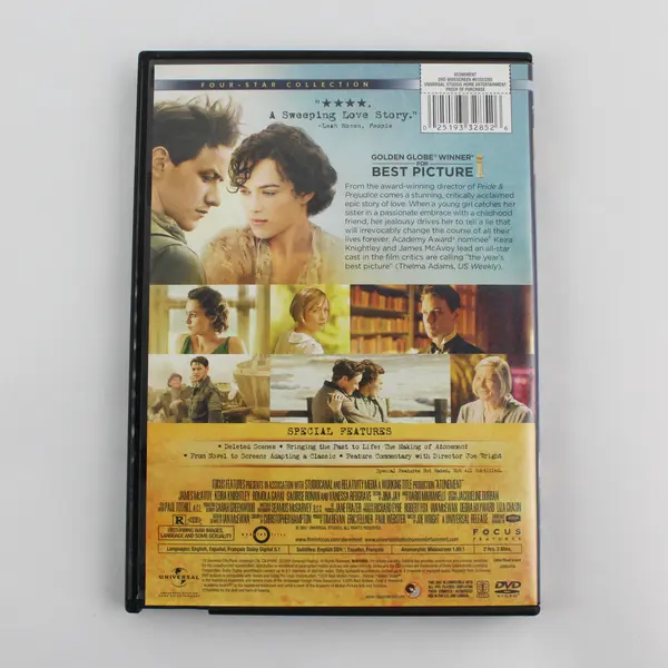 Atonement DVD Widescreen Ed. 2007, #61033285 