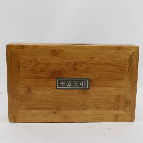 Tazo Bamboo Large Tea Box - 8 Different Tea Bag Compartments 