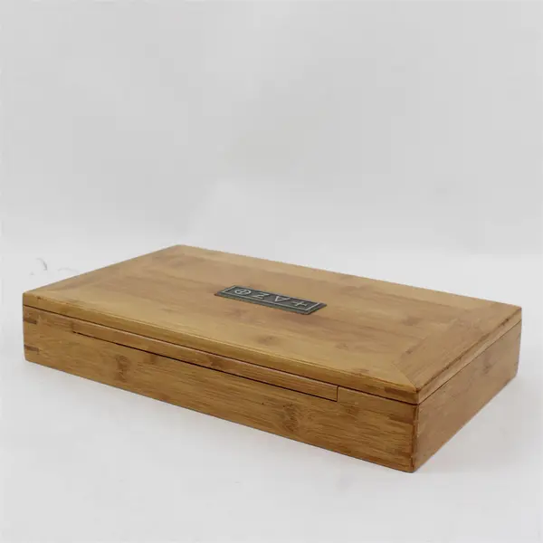 Tazo Bamboo Large Tea Box - 8 Different Tea Bag Compartments 