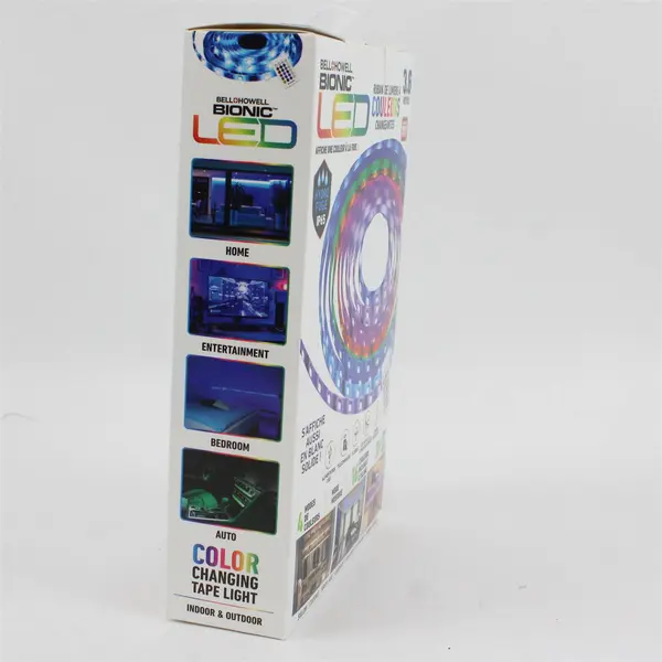 Bell+Howell Bionic LED 12ft Color-Changing Tape Light w/Remote