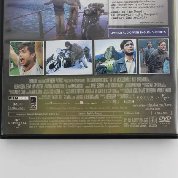 The Motorcycle Diaries Full Screen DVD 2004 #25943