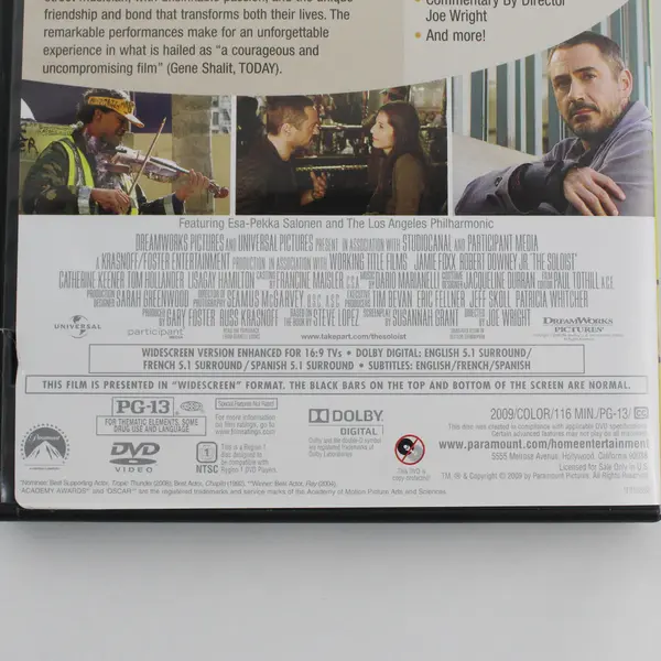 The Soloist DVD 2009, #34944