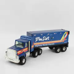 Vintage Nylint Blue Dart Highway Hauler Semi Truck Trailer