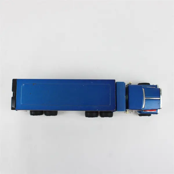 Vintage Nylint Blue Dart Highway Hauler Semi Truck Trailer