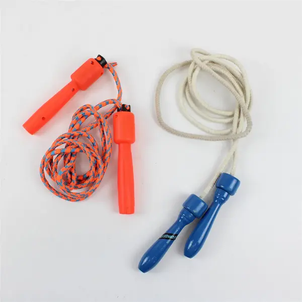 Lot of 2 Vintage Healthways Jump Ropes 1 Counter Handle 1 Standard