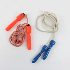 Lot of 2 Vintage Healthways Jump Ropes 1 Counter Handle 1 Standard
