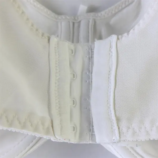 Bali White on White Paisley Unlined Underwired Bra Women's Size 42D