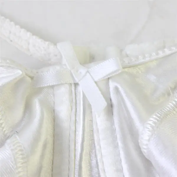 Bali White on White Paisley Unlined Underwired Bra Women's Size 42D
