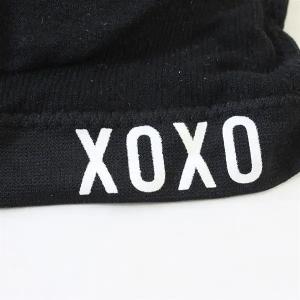 XOXO Solid Black Padded Sports Bra Women's Size 1X
