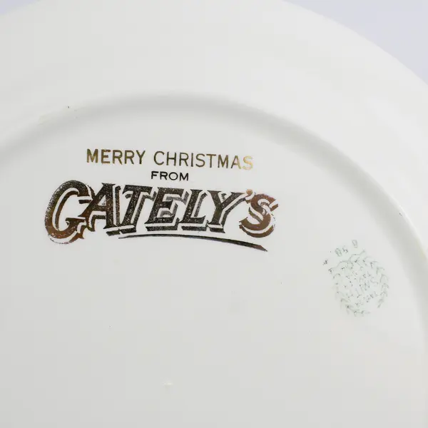 Vtg Taylor Smith Taylor 1960 Year Calendar Plate From Cately's