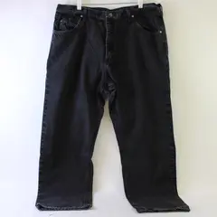 Wrangler Black Denim Relaxed Fit Jeans Men's Size 40x30