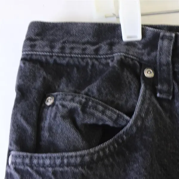 Wrangler Black Denim Relaxed Fit Jeans Men's Size 40x30