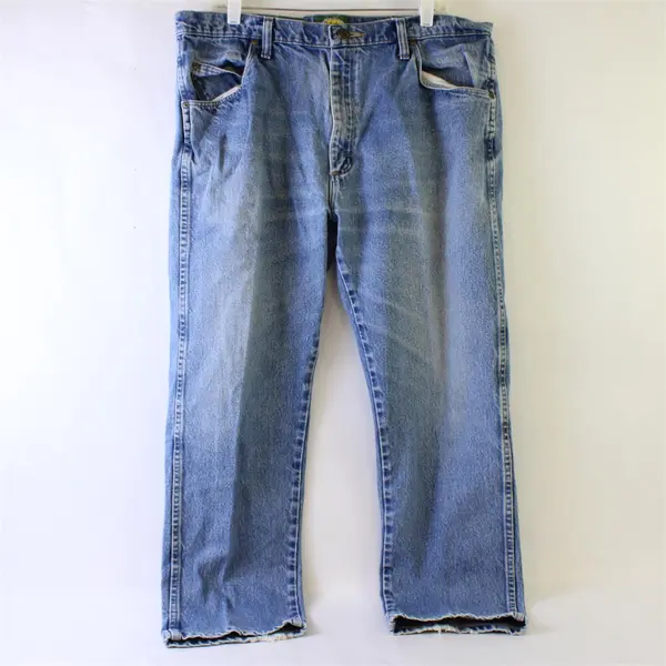 3 Piece Lot Medium Wash Denim Jeans and Shorts DIY Fabric Upcycling 3.5 Lb Total