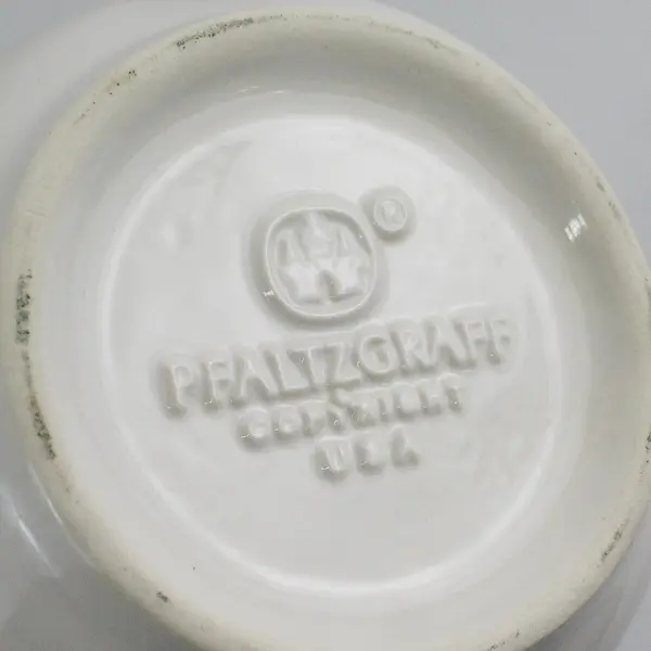 Pfaltzgraff Filigree White Stoneware Sugar Bowl w/ Lid 