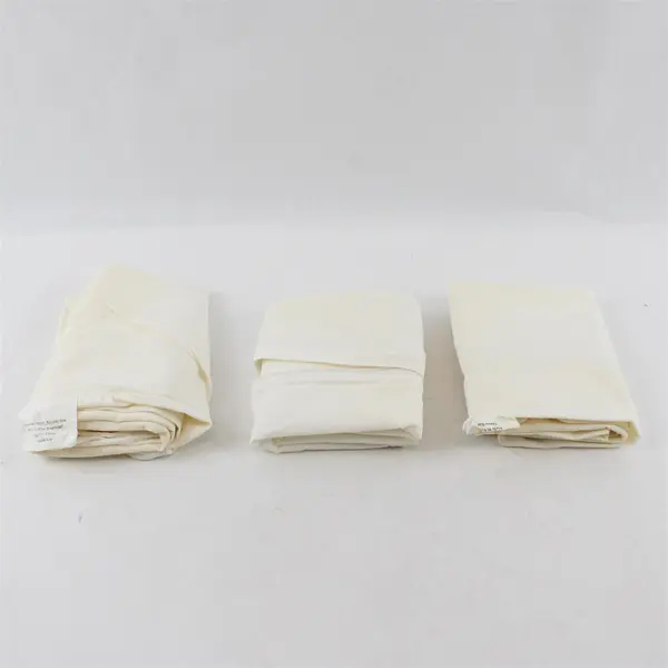 Lot of 3 Pillowtex Queen White Cotton Pillow Shams/Cases
