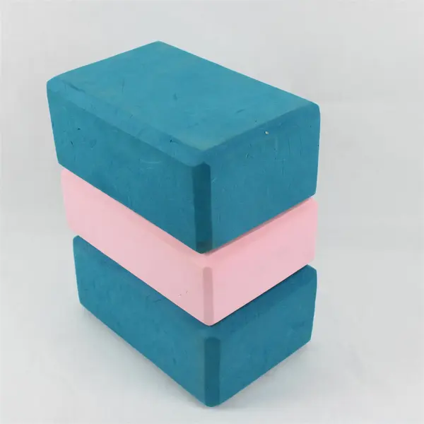 Lot of 3 Yoga Blocks - Used Support Stability for Yoga & Pilates
