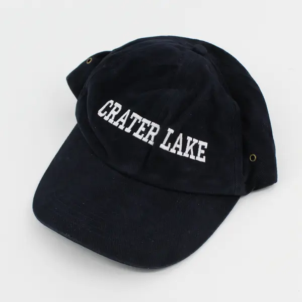 Fahrenheit Crater Lake Embroidered Navy Blue Cap One Size