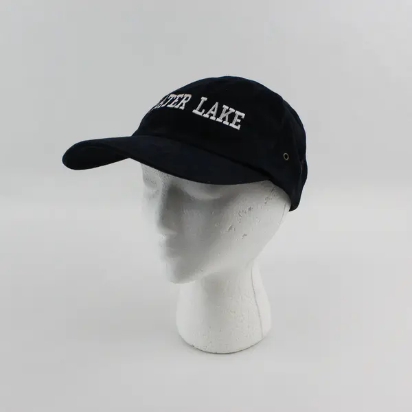 Fahrenheit Crater Lake Embroidered Navy Blue Cap One Size