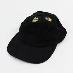 Mad Engine Kermit the Frog Black Embroidered Cap One Size