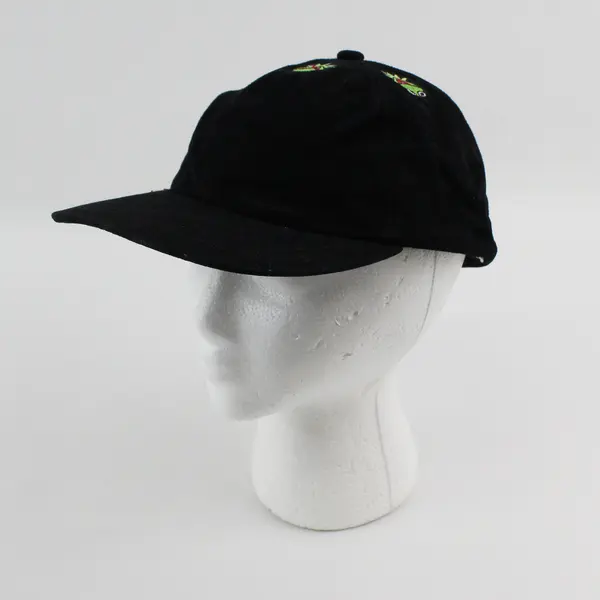 Mad Engine Kermit the Frog Black Embroidered Cap One Size