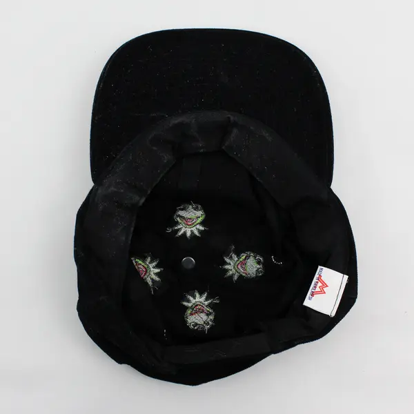Mad Engine Kermit the Frog Black Embroidered Cap One Size